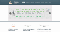 Desktop Screenshot of europeanrhinologicsociety.org