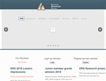 Tablet Screenshot of europeanrhinologicsociety.org